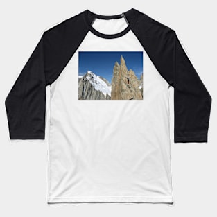 Traverse the Aiguilles du Diable (Mont-Blanc massif, France) Baseball T-Shirt